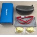 Óculos Shimano S51X-PH ciclismo Vermelho/preto lente transparente Fotocromátic - ECES51XPHRL  